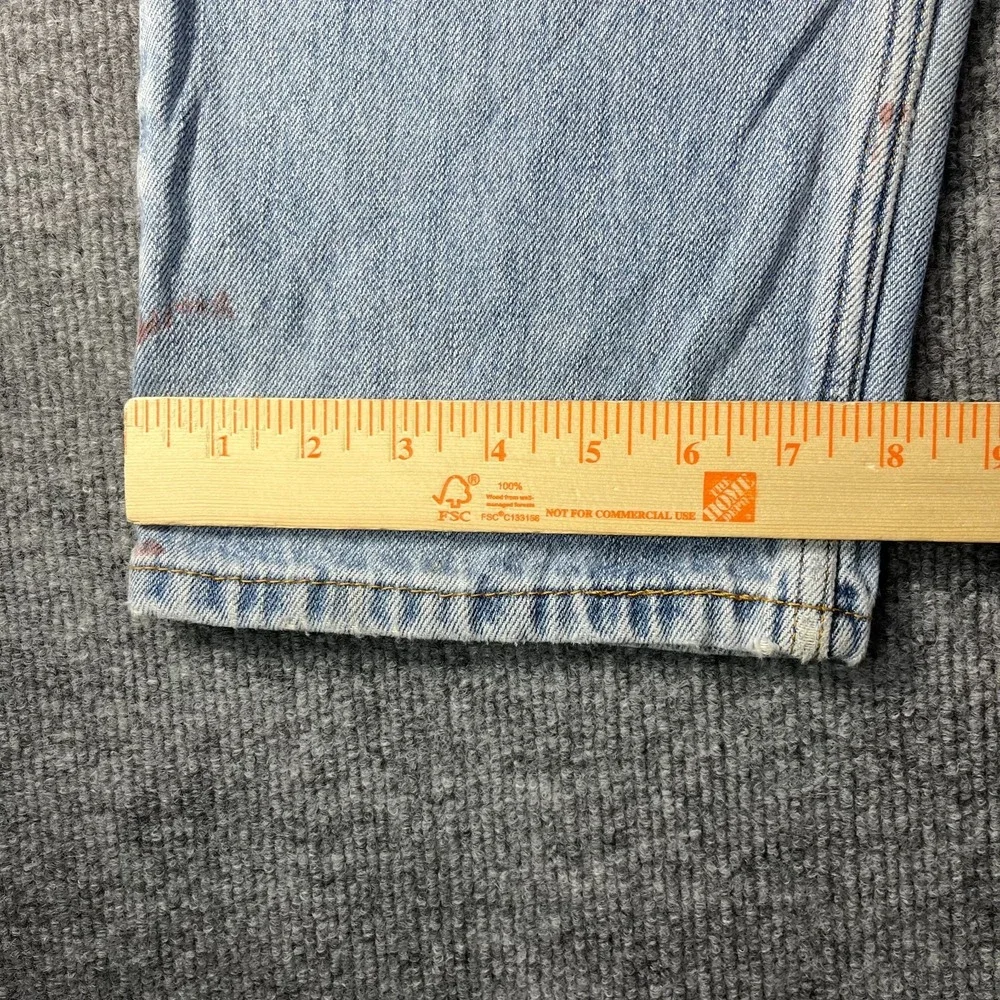 Levi's 550 Jeans Men's Blue Denim Cotton Relaxed Fit Pockets Zip Fly Y2K - 32X33